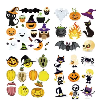 

ZOTOONE Halloween Iron on Transfer Patch Pumpkin Accessory Appliques Patches Transfers for Clothing Diy Patch Heat Transfer G