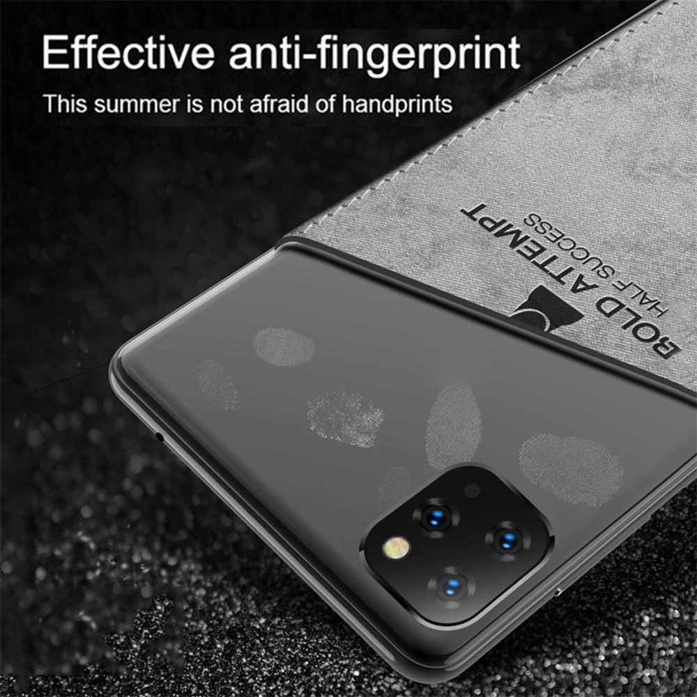Мягкий чехол из ТПУ с тканевой текстурой и рисунком оленя для iPhone 7 8 6 6s Plus 12 mini 11 Pro