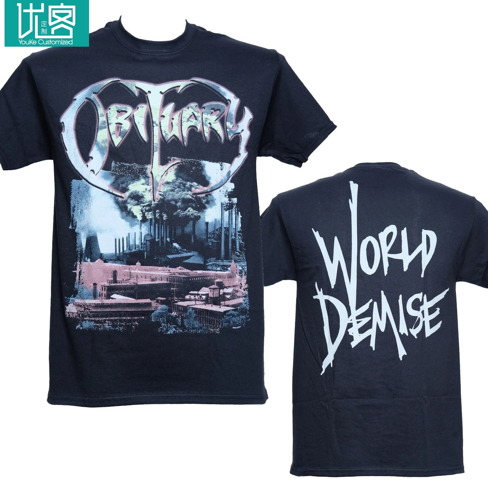 OBITUARY-WORLD DEMISE-Официальная Лицензия футболка-новинка s m l xl модная повседневная