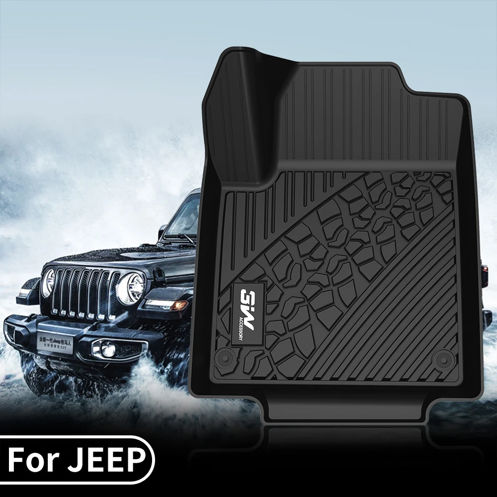

3 Вт полный коврик из ТПЭ для Jeep Cherokee Renegade Compass правый водитель Grand Cherokee wrangler Специальный 3D автомобильный коврик без запаха