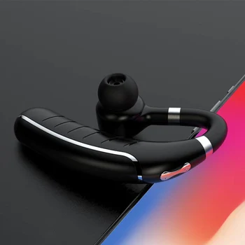 

FC1 Wireless Headset Bluetooth 5.0 Headset Business Ear Hook Earphone Noise Cancelling Hands-free with Mic Voice Broadcast