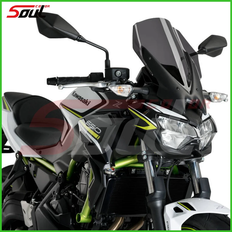 

Козырёк ветрового стекла для мотоциклов KAWASAKI Z650 2020 2021 2022 Dual Bubble 20-22