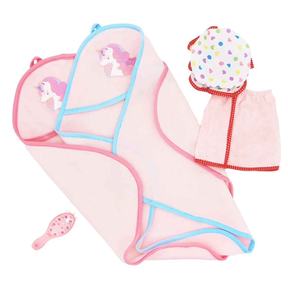 Baby Dolls Bath Set Blanket 18 Inch American Generation Doll Carprt