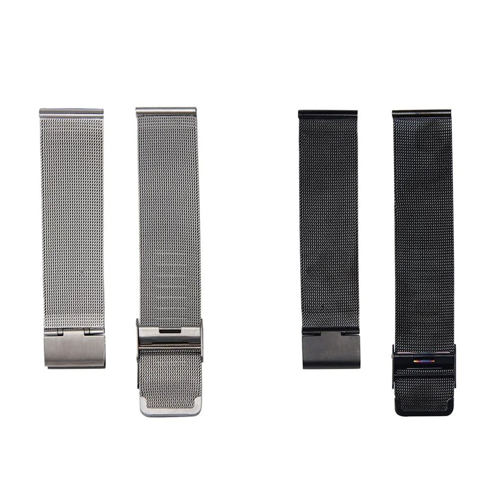 Ремешок из нержавеющей стали lemado 22 мм - Цвет: silver and balck