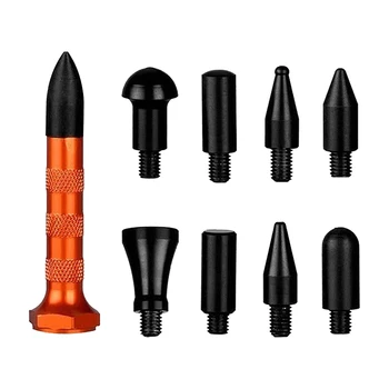 

10pcs/Set Leveling Pen Prime Metal Durable Rubber Handle Sag Repair Tool Dent Repair Hammer Leveling Pen