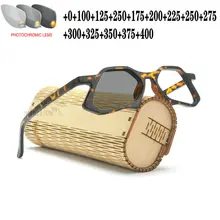 Мужские Модные Стильные качественные фотохромные пресбиопии мужские и женские очки модные круглые классические очки для чтения для женщин FML