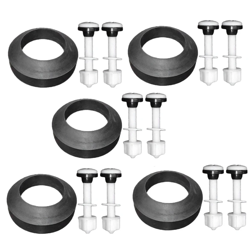 

Plastic Toilet Tank Push Buttons Rods Toilet Screws Replacement Toilet Replacement Parts Inside Tank Toilet(5 Sets)