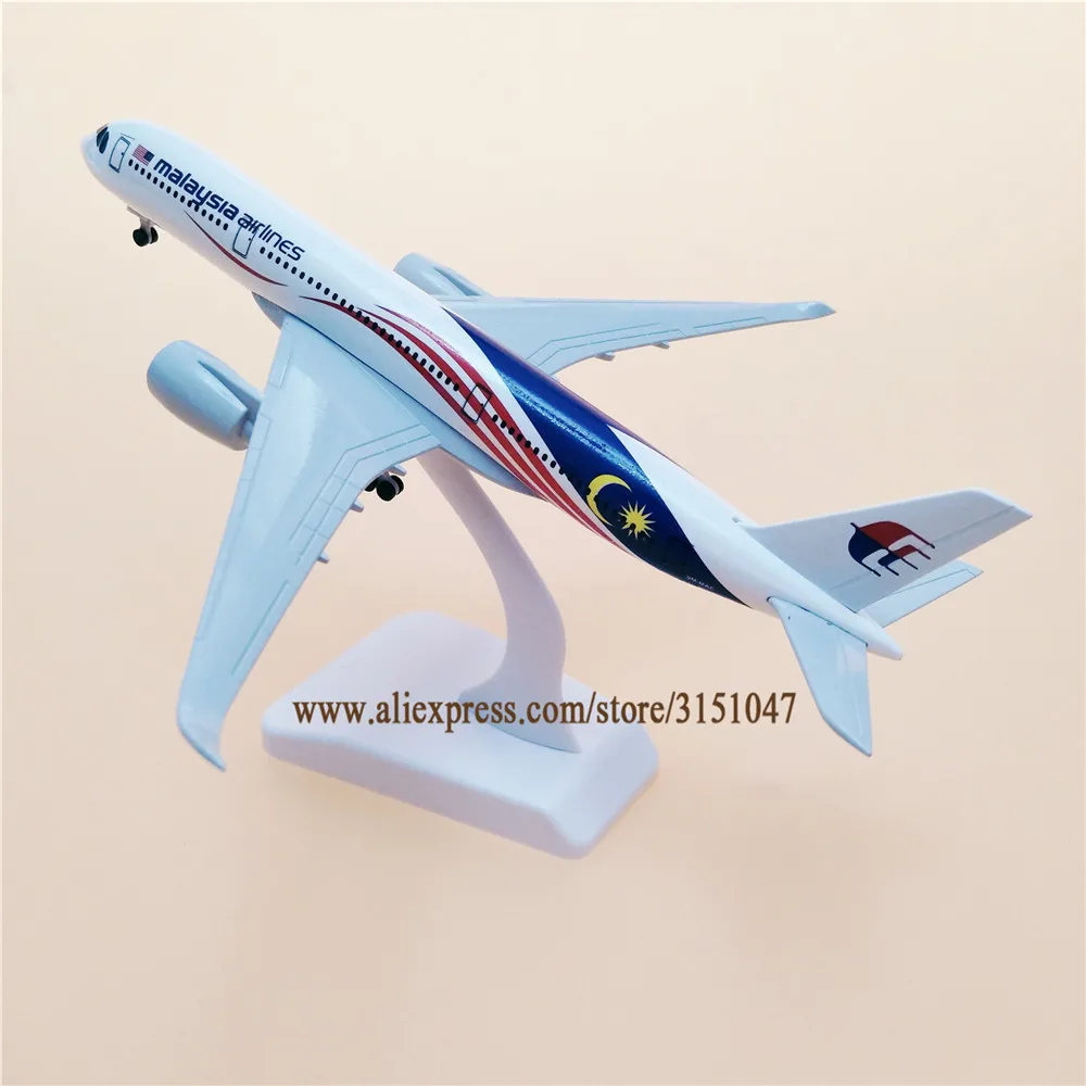 20 см AIR Malaysia Airbus 350 A350 Airways модель самолета из сплава металла литье под давлением