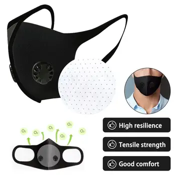 

PM2.5 mask Reusable anti-flu dust allergy mask single double air valve with filter