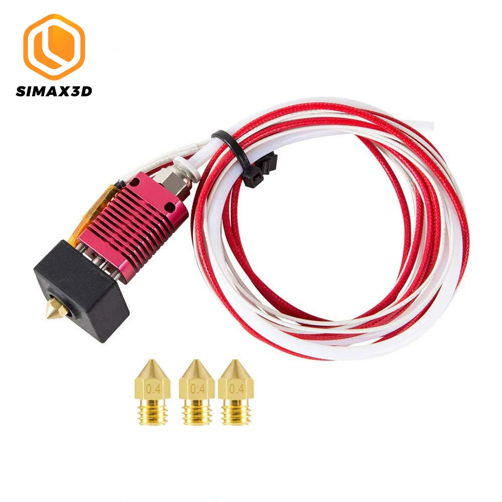 

SIMAX3D обновления Ender 3 сборный экструдер Hotend с Capricorn Bowden PTFE трубы для Creality Ender 3/3 Pro 3D принтер детали