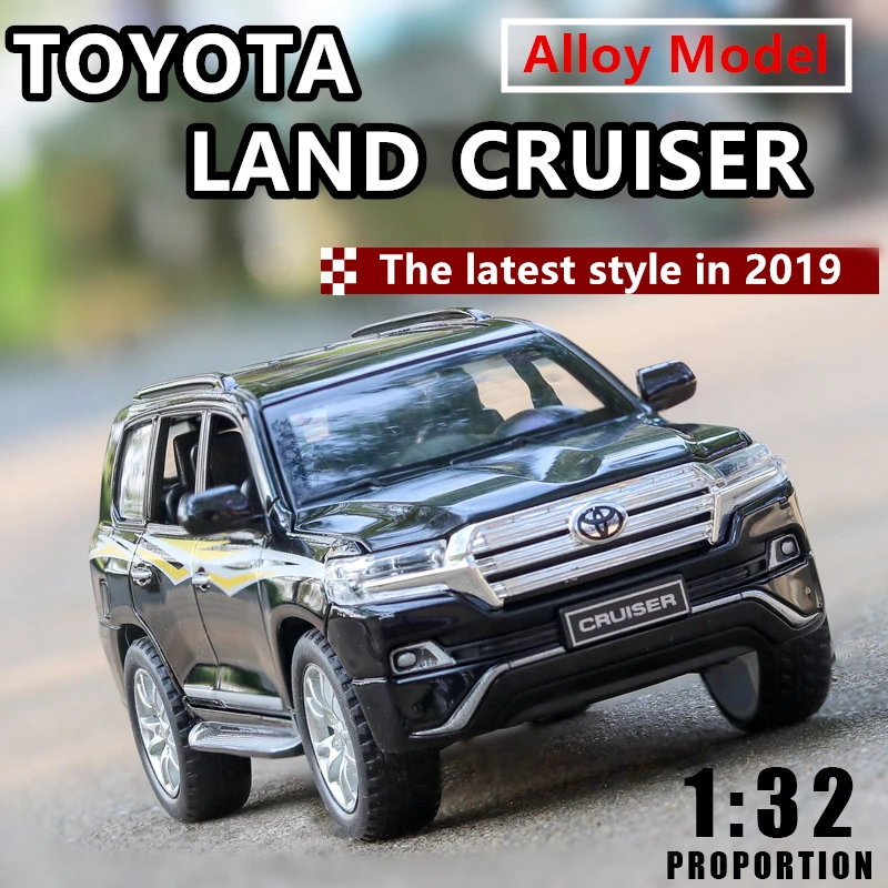 1:32 Toyota Land Cruiser 6 открывающихся дверей со звукосветильник Том Детская модель