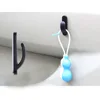 New Style High Quality 2Pcs Convenient Black Auto SUV Car Truck Self Adhesive Hook Hanger Bag Purse Organizer Holder #276465 ► Photo 3/6