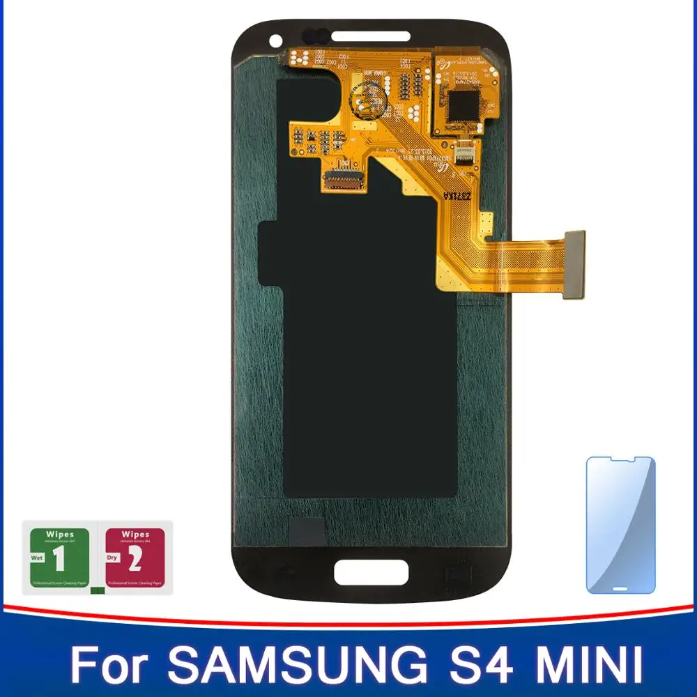 Super AMOLED 100% новый дисплей для Samsung Galaxy S4 Mini I9190 i9192 i9195 ЖК сенсорный экран сенсорная