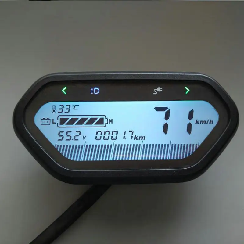 12110v LCD Display Speedometer Instrument For Electric Scooter