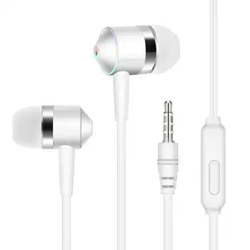 

New 3.5mm In-ear Wired Mic Volume Control Headset for Samsung Xiaomi Huawei mobile phone headset accessories High quality!