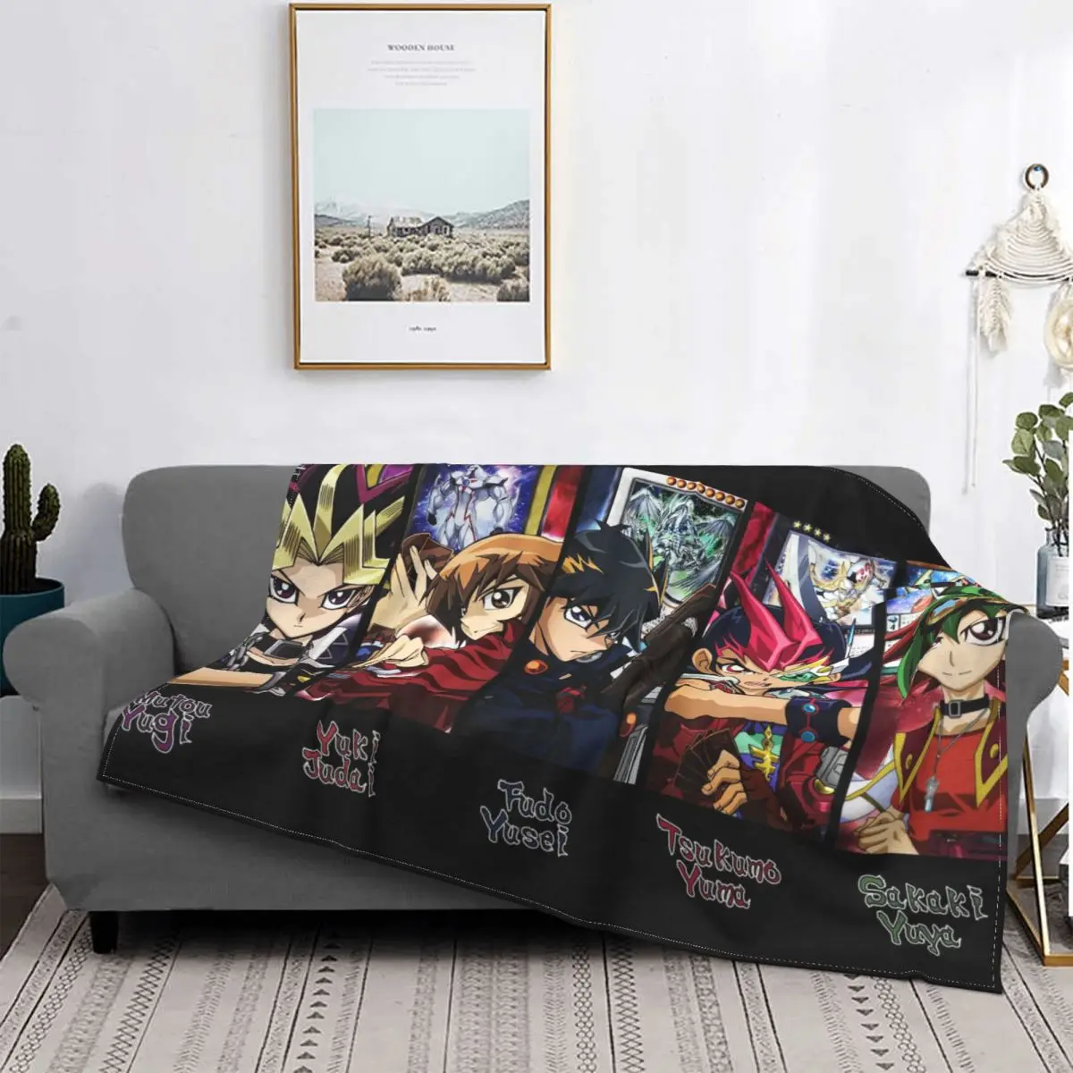 Yugioh Blankets Fleece Decoration Ultrasoft Throw Blankets For Bedding