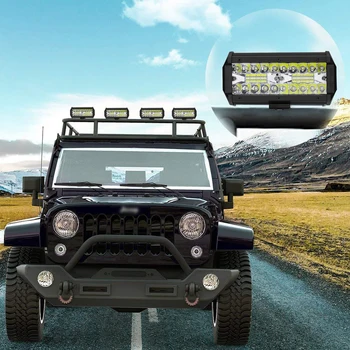 

Car LED Bar Worklight 60W Offroad Work Light 12V Light Interior LED 4x4 LED Tractor Headlight Spotlight for Truck ATV
