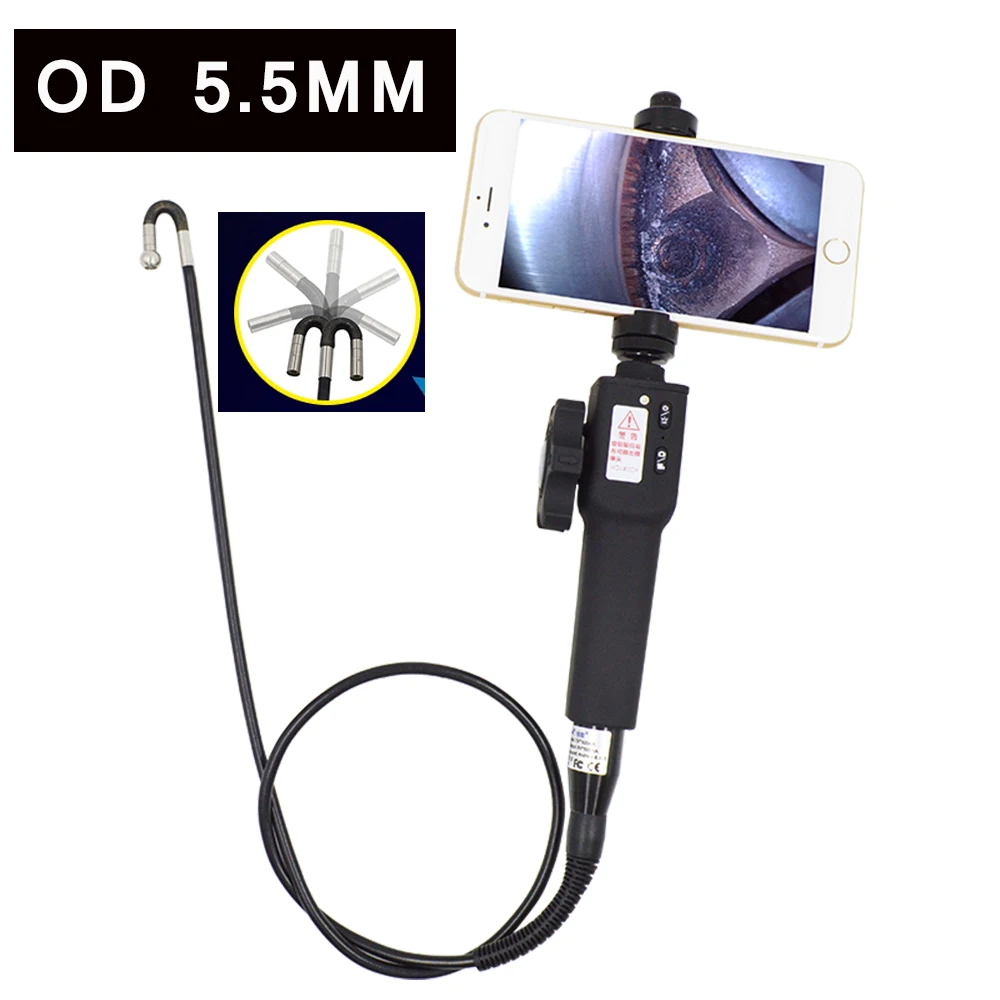 Цифровая промышленная камера-эндоскоп Steerable 720P Borescope 5,5 мм USB Автомобильная камера для осмотра труб двигателя для смартфонов Android Цифровая промышленная камера-эндоскоп Steerable 720P Borescope 5,5 мм USB Автомобильная камера для осмотра труб двигателя для смартфонов Android