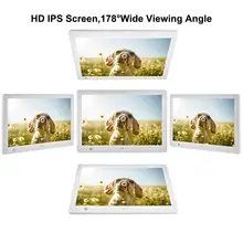 10,1 дюймов ips экран Цифровая фоторамка с датчиком движения Дистанционное управление Поддержка календарь цифровая фоторамка
