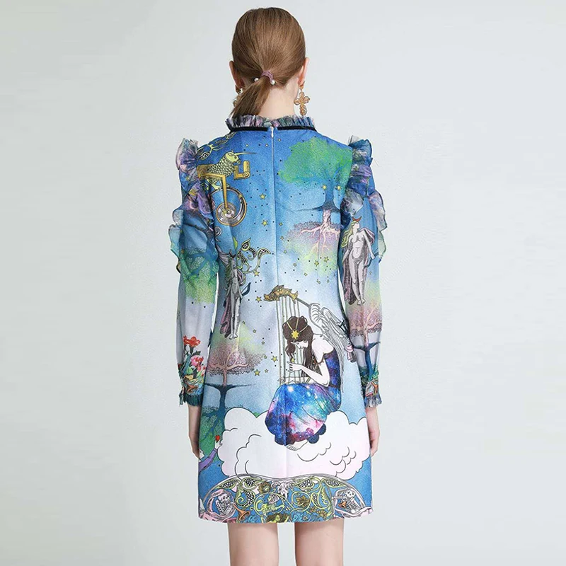 VERDEJULIAY Runway Fashion Women Dress Designer