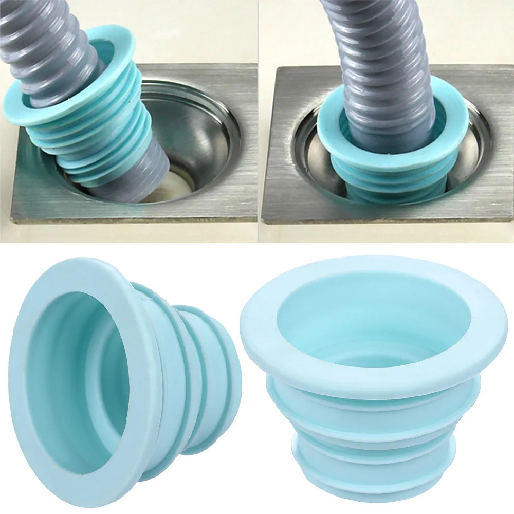 Drain Washer Pool Pipeline-Deodorant Floor Bathroom Washing-Machine--3 Sewer 1PCS Seal-Plug