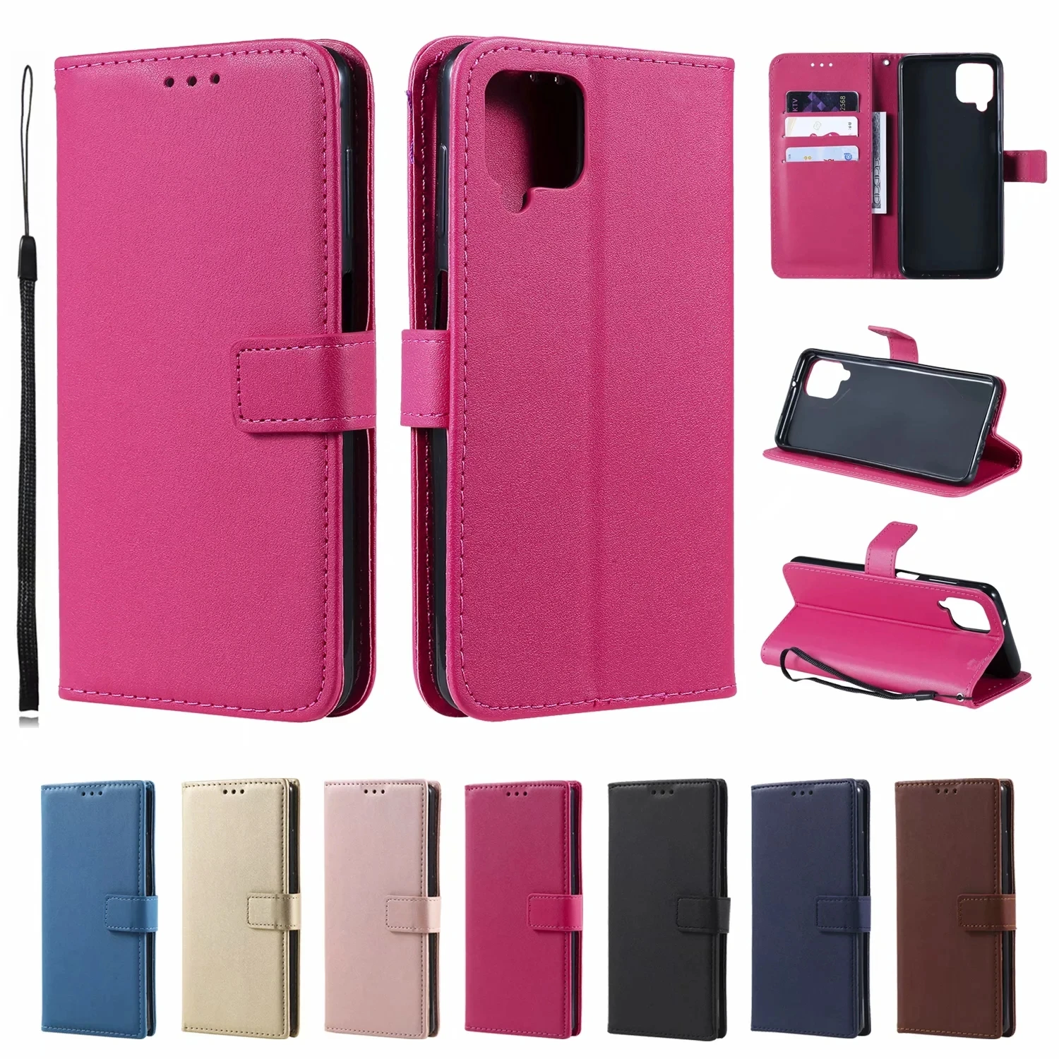 Flip Wallet nahkümbris Huawei P40 P30 P20 Pro Mate 10 20 30 Pro P10 P9 P8 Lite P Smart 2019 2020 Protect Cover Sta jaoks_voghion.com