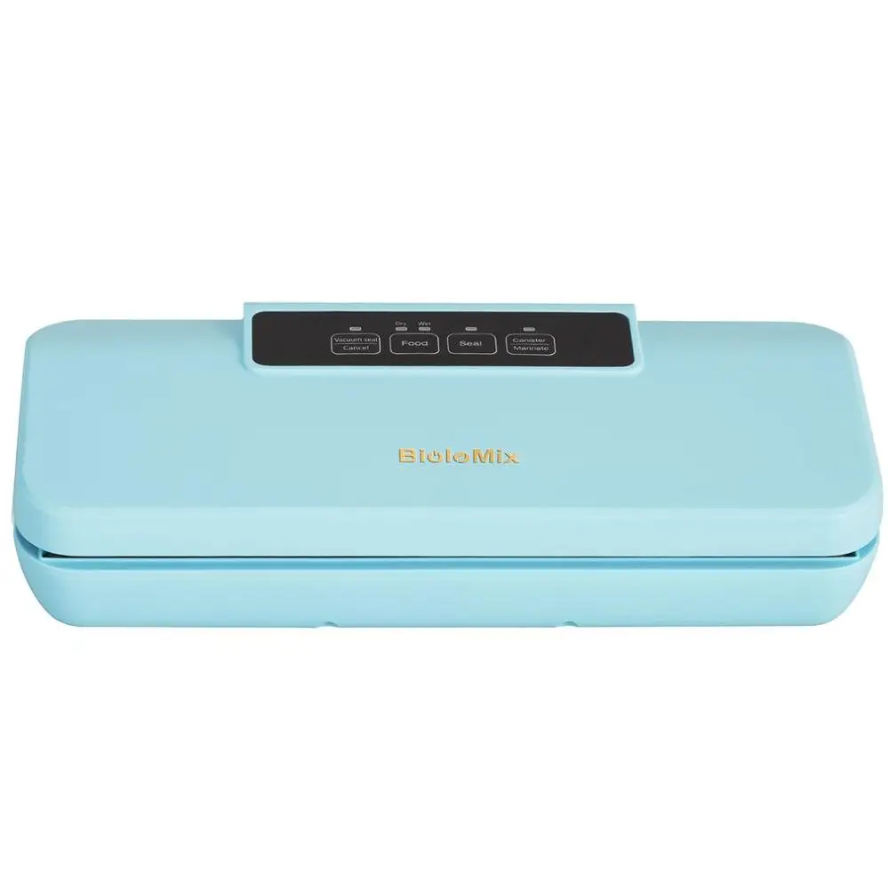 

Biolomix Vacuum Sealer Automatic Food Packing Machine w/ 10pcs Bags Dry & Moist Vacuum Air Sealing System For Food Preservate
