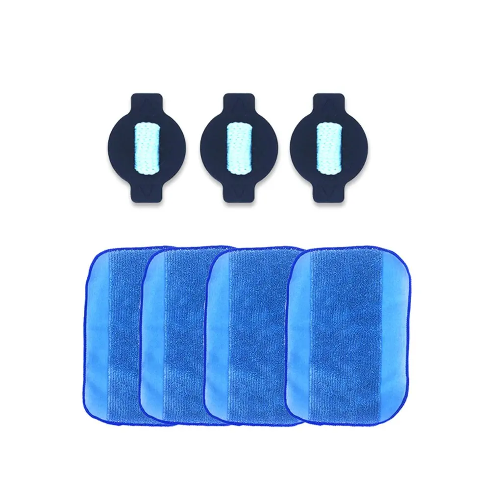 Фитиль для воды и 4 шт. Pro-Clean Mopping Cloths для Irobot Braava 380 380T 5200 Mint5200C 4200A 4205 Braava 380 для чистки пола - Цвет: RED