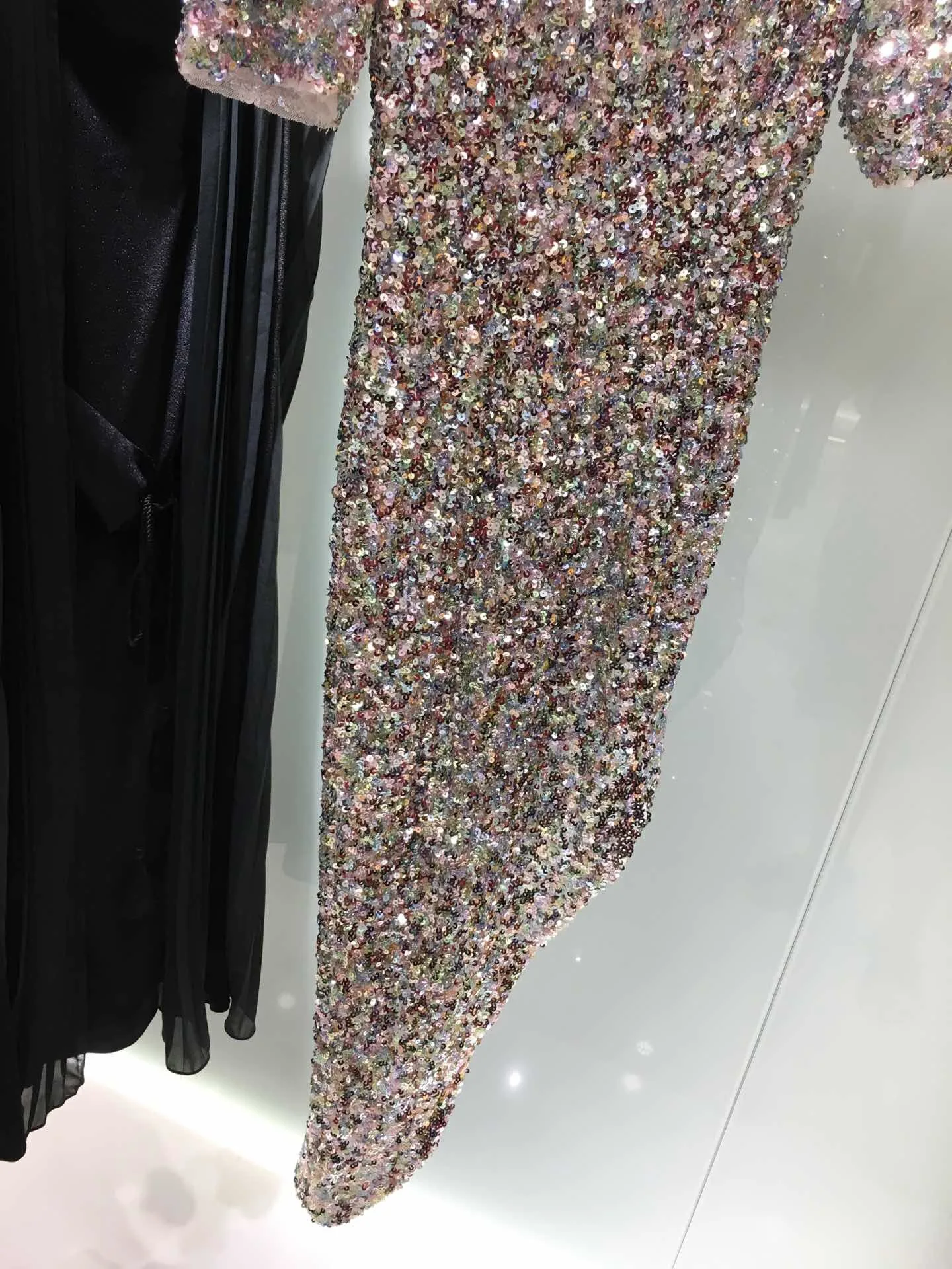 Blingbling подиумное Платье женское сексуальное Асимметричное Платье-футляр модное летнее платье с коротким рукавом и блестками