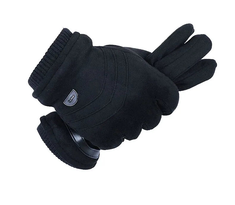 Замшевые перчатки мужские зимние плюс бархатные теплые тонкие с сенсорным экраном для верховой езды и бега, ветрозащитные Нескользящие перчатки