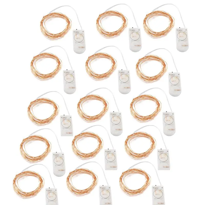 

Starry String Fairy Lights Flashing Mode Firefly Lights with Timer,20 Micro LED on Silver Copper Wire Battery Powered for DIY We