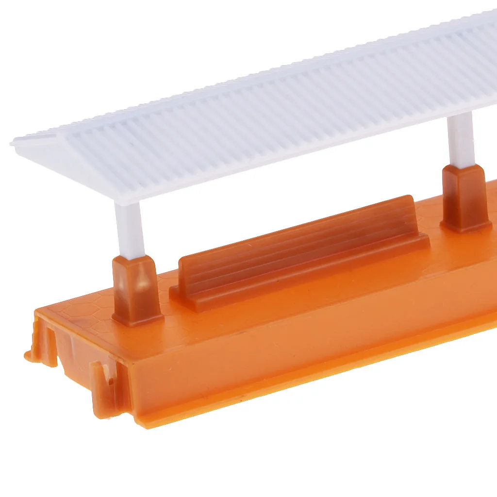 HO Scale Passenger Station Platform Train Building Diorama Scenic Diorama