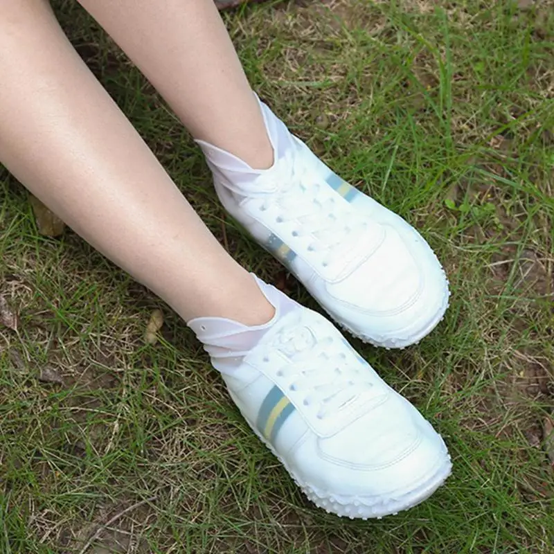 Silicone Waterproof Shoes Covers Outdoor Cycling Travel Anti-slip Rainproof Wear-Resistant Overshoes