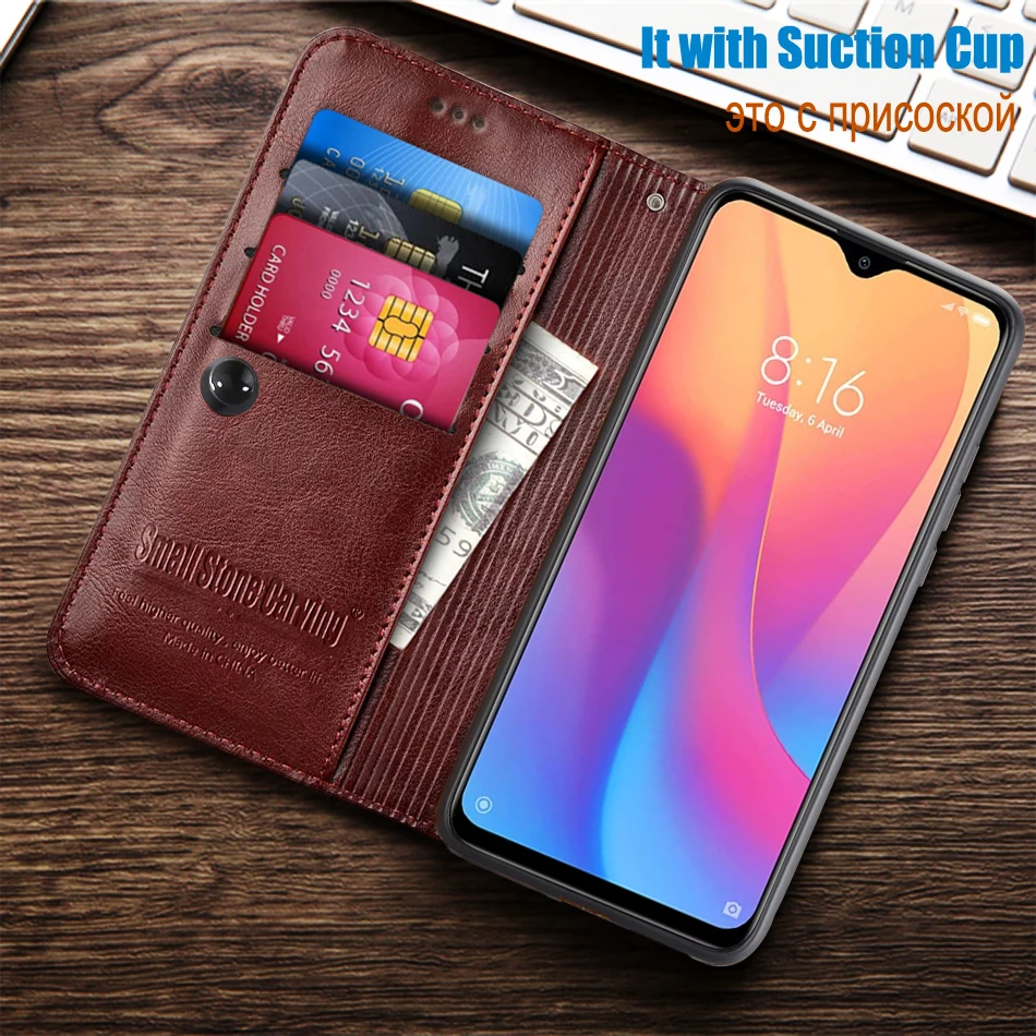 Luxury Flip Leather Wallet Phone Case with Bumper Protection
