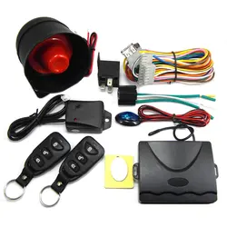 CHADWICK sistema de alarma unidireccional para coche, dispositivo con sirena para vehículo de 12V CC, con sistema de cerradura de puerta Central, 802B 8113