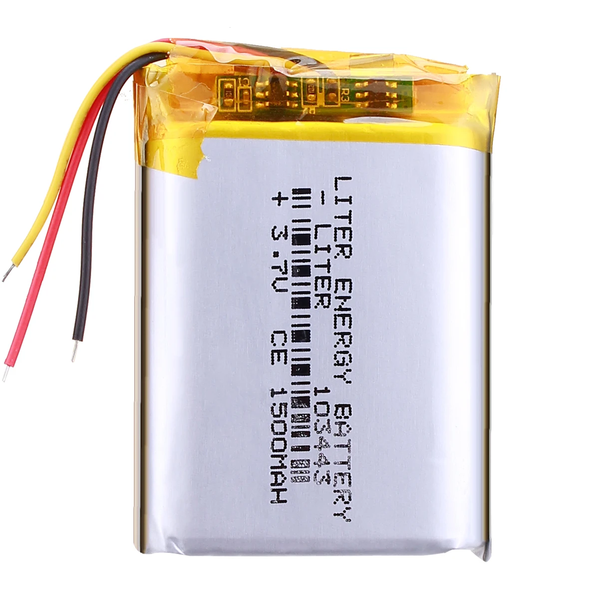 3 Line 3.7V Baterai Lithium Polimer 103443 1500MAH untuk Mesin Game MP3