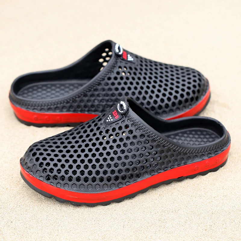Men Slippers 2021 Summer Clogs Unisex Beach Slipper Lightweight EVA Couple Flip Flops Quick Dry Garden Shoes Lovers Pool Sandals