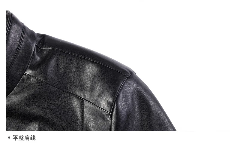 New Winter Men Leather Jackets Men Motorcycle Keep Warm Leather jackets Fashion Brand Men's Fleece Leather Jacket Coat
