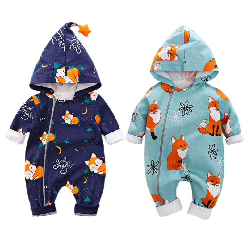 

New Baby rompers Baby Boy Clothes Cotton Newborn toddler rompers cute Cartoon Infant winter girls clothing