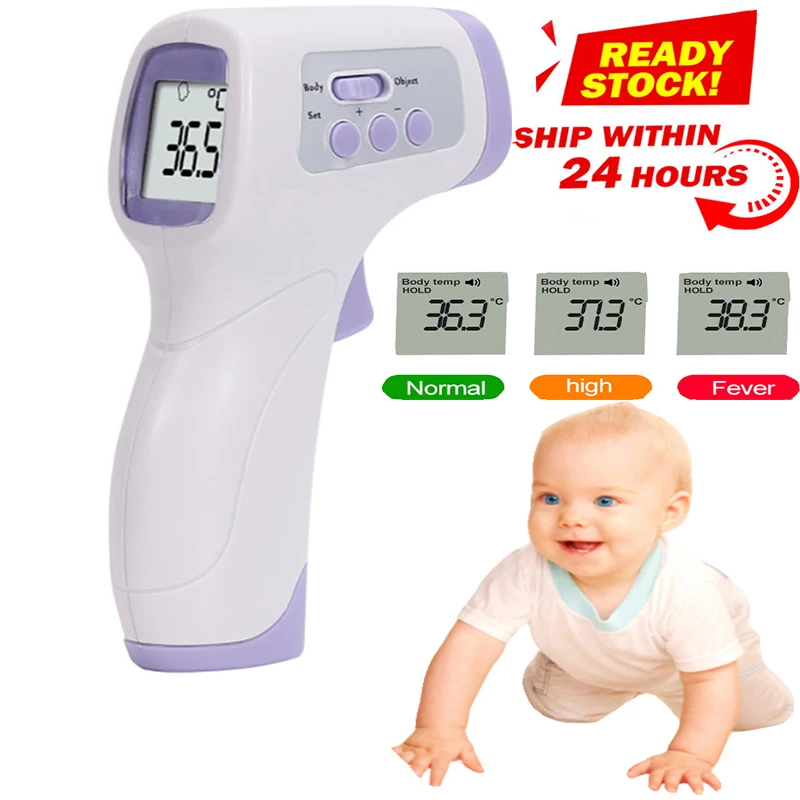 

Electronic Digital Display Thermometer Non-Contact Human Infrared Thermometer Baby Temperature Measurement Tool Gun