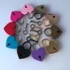 Candados con forma de corazón estilo antiguo Vintage, Mini candados con cerradura de llave para viajes, joyero de boda, diario, Maleta de libros ► Foto 2/4