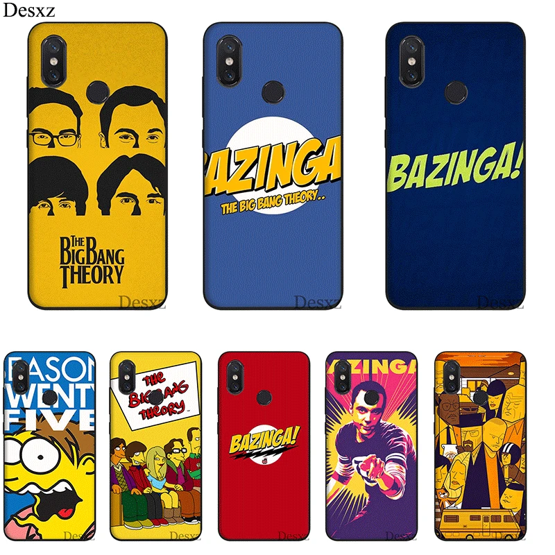 Чехол для мобильного телефона Tpu Xiaomi Redmi Note 4 4X5 6 7 Pro 5A крышка Bazinga The Big Bang Theory ТВ-шоу