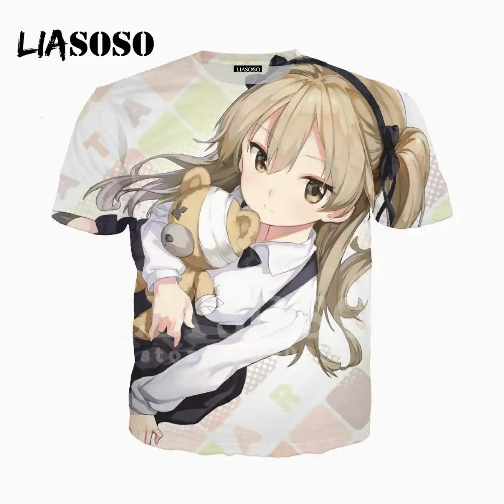 New Streetwear 3d Print Unisex Anime Girls And Panzer Funny Kawaii Loli Girls Tank Tshirt Summer T Shirt Casual Hip Hop Tops T Shirts Aliexpress