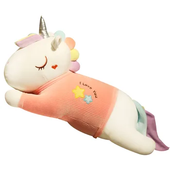 

2020 50cm New Arrive Giant Soft Plush Simulation Unicorn Plush Doll Stuffed Horse Plush Animal Toy Funny Doll for Lover Children