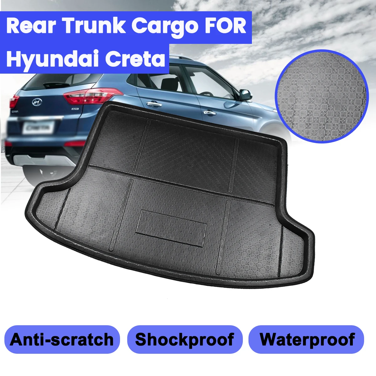 Floor Mat For Hyundai Creta Ix25 2015 2016 2017 2018 2019 Car Cargo