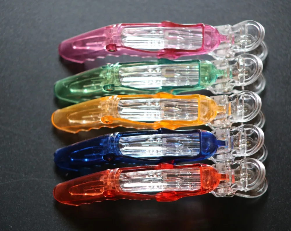 

10pc/lot , clear color hair clips for hair dressing salon /families/DIYCrocodile/Duckbill hair clips