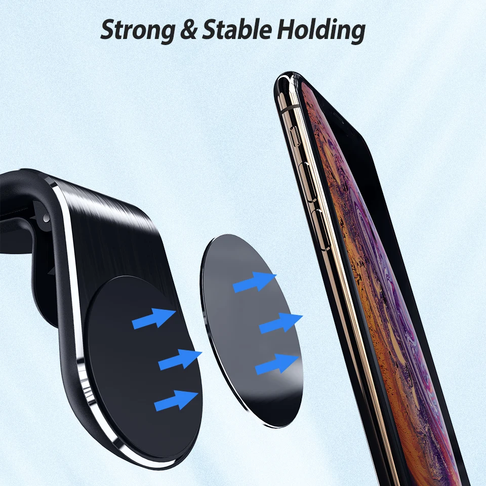 Магнитный автомобильный держатель для телефона в форме L, подставка для крепления на вентиляционное отверстие для iPhone Xr, samsung Note 10, S10, автомобильный Магнитный gps держатель для мобильного телефона
