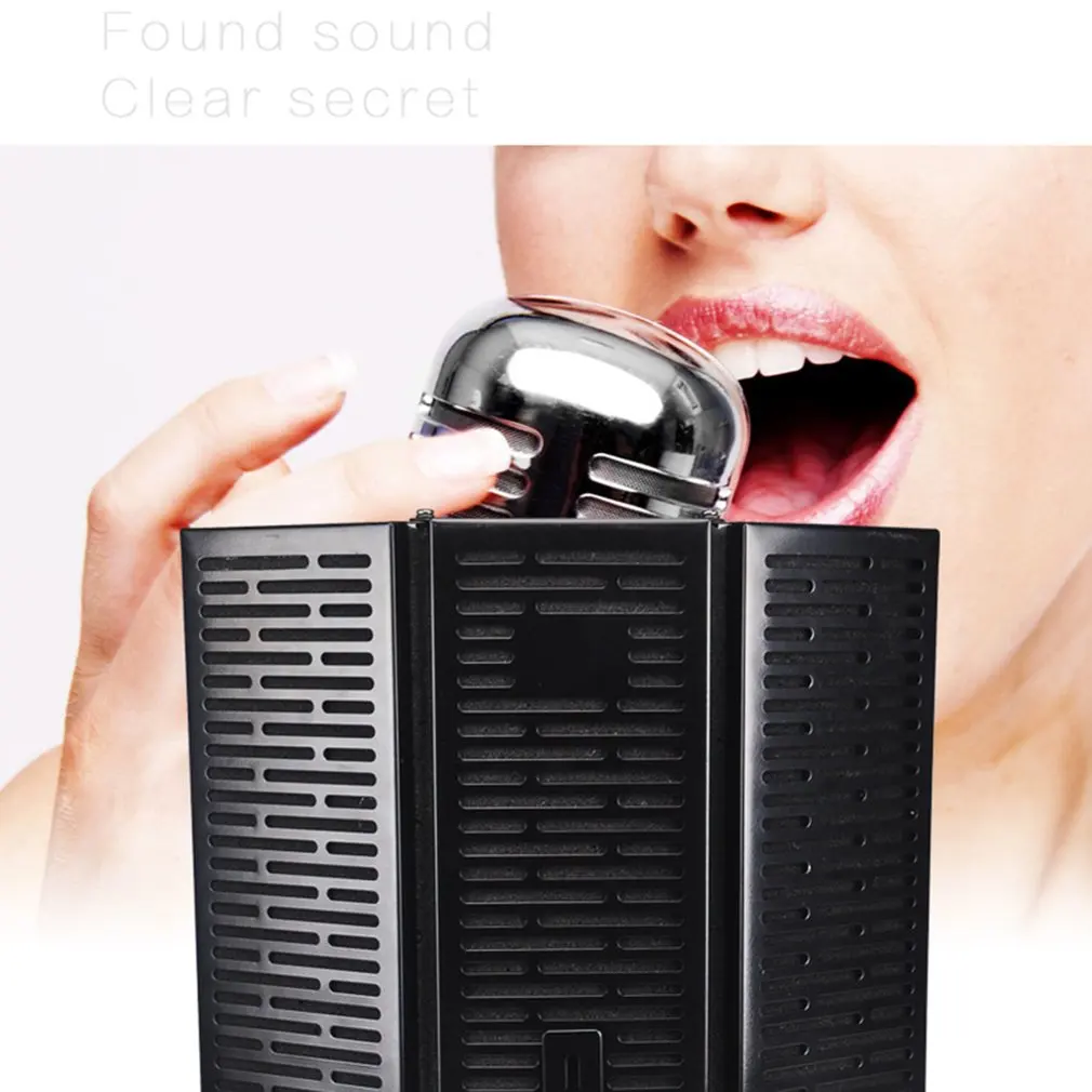 Студийный микрофон для записи ветрового экрана, микрофон для лобового стекла, звукоизоляционный экран, шумоизоляция, система предотвращения шума