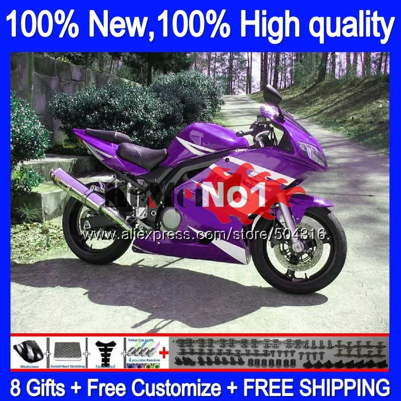 SV650S для SUZUKI SV1000S SV1000 SV650 S 26MC. 111 SV 650 S 1000 2009 2010 2011 2012 2013 08 09, 10, 11, 12, 13 лет, новые фиолетовые обтекатели - Цвет: No. 1