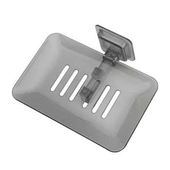 

Crystal Storage Rack Soap Box Shelf Tray Wall-mounted Case Leachate Dish